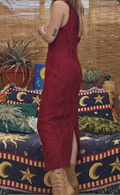 Load image into Gallery viewer, 90s Lace Witchcore Dress