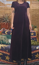 Load image into Gallery viewer, 90s Long Purple Dress