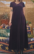 Load image into Gallery viewer, 90s Long Purple Dress