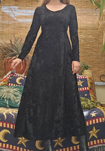 Load image into Gallery viewer, 90s Tie Back Empire Maxi Dress