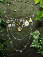 Load image into Gallery viewer, 'Moss' Treasure Charm Choker