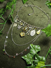 Load image into Gallery viewer, 'Moss' Treasure Charm Choker
