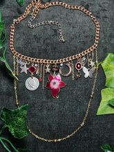 Load image into Gallery viewer, 'Floral' Treasure Charm Choker