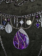 Load image into Gallery viewer, 'Purple' Treasure Charm Choker