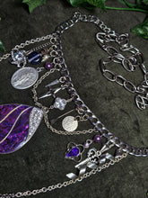 Load image into Gallery viewer, 'Purple' Treasure Charm Choker