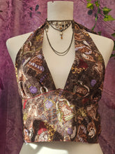 Load image into Gallery viewer, Whimsy Kitty Halterneck Top