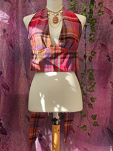 Load image into Gallery viewer, Plaid Halterneck Top