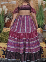 Load image into Gallery viewer, Handmade Paisley Maxi Skirt