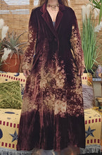 Load image into Gallery viewer, Vintage Velvet Trench Coat
