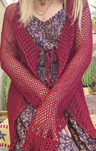 Load image into Gallery viewer, Y2K Crochet Cardigan