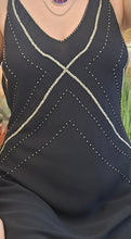 Load image into Gallery viewer, Y2K Asymmetrical Beaded Dress