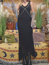Load image into Gallery viewer, Y2K Asymmetrical Beaded Dress