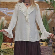 Load image into Gallery viewer, 90s Ruffle Blouse