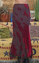 Load image into Gallery viewer, Y2K Devore Asymmetrical Skirt