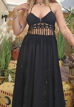 Load image into Gallery viewer, Beaded Crochet Halter Top