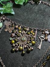 Load image into Gallery viewer, 'Evergreen' Treasure Charm Choker