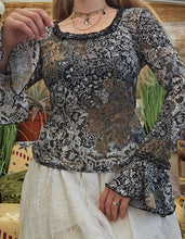 Load image into Gallery viewer, Y2K Mesh Whimsigoth Top