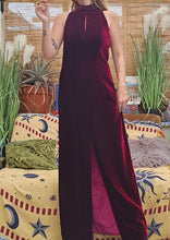 Load image into Gallery viewer, Vintage Velvet Vamp Gown