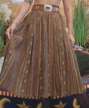 Load image into Gallery viewer, Vintage Viscose Midi Skirt