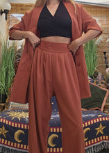 Load image into Gallery viewer, 80s Terracotta Pleated Suit