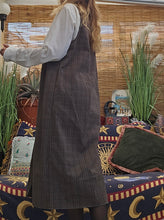 Load image into Gallery viewer, 1970s Plaid Pinafore Dress