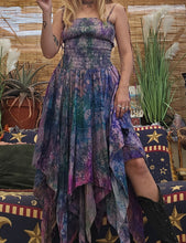 Load image into Gallery viewer, Asymmetrical Silk Fairy Dress