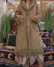 Load image into Gallery viewer, Vintage Faux Fur Afghan coat
