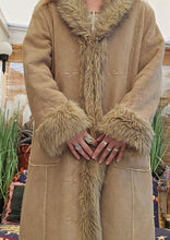 Load image into Gallery viewer, Vintage Faux Fur Afghan coat