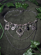 Load image into Gallery viewer, 'Gothic' Treasure Charm Choker