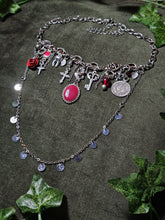 Load image into Gallery viewer, 'Hearts' Treasure Charm Choker