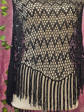 Load image into Gallery viewer, Y2K Crochet Poncho