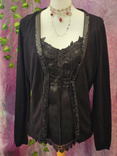 Load image into Gallery viewer, Y2K Whimsigoth Cardy/ Cami Top