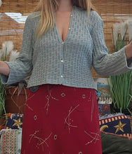 Load image into Gallery viewer, Hand Knitted Beaded Cardigan