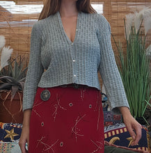 Load image into Gallery viewer, Hand Knitted Beaded Cardigan