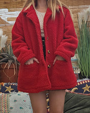 Load image into Gallery viewer, 90s Red Teddy Fleece