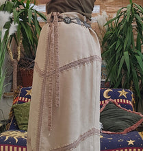 Load image into Gallery viewer, Y2K Faux Suede Midi Skirt