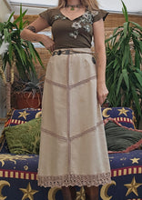 Load image into Gallery viewer, Y2K Faux Suede Midi Skirt