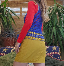 Load image into Gallery viewer, 1970s Knitted Crochet Sweater Vest