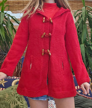 Load image into Gallery viewer, 1970s Knitted Wool Toggle Hoodie
