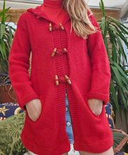 Load image into Gallery viewer, 1970s Knitted Wool Toggle Hoodie