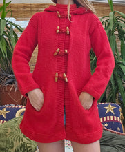 Load image into Gallery viewer, 1970s Knitted Wool Toggle Hoodie
