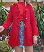 Load image into Gallery viewer, 1970s Knitted Wool Toggle Hoodie