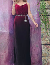 Load image into Gallery viewer, Y2K Cowlneck Maxi Dress