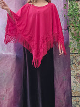 Load image into Gallery viewer, Y2K Fringe Poncho