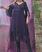 Load image into Gallery viewer, Y2K Beaded Whimsigoth Dress