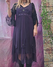 Load image into Gallery viewer, Y2K Beaded Whimsigoth Dress