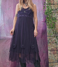 Load image into Gallery viewer, Y2K Beaded Whimsigoth Dress
