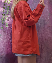 Load image into Gallery viewer, 90s Burnt Orange Cotton Shirt