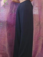 Load image into Gallery viewer, 90s High Waisted Navy Trousers
