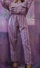 Load image into Gallery viewer, 80s Pinstriped Boiler Suit